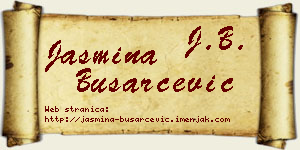 Jasmina Busarčević vizit kartica